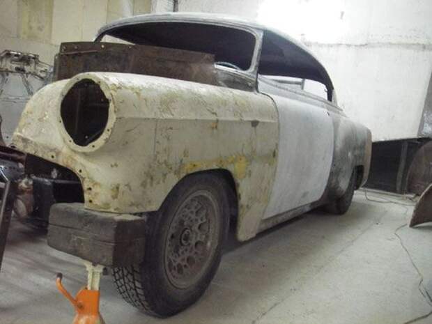Восстановление Chevy BelAir 1954 г.в. (11 фото+видео)