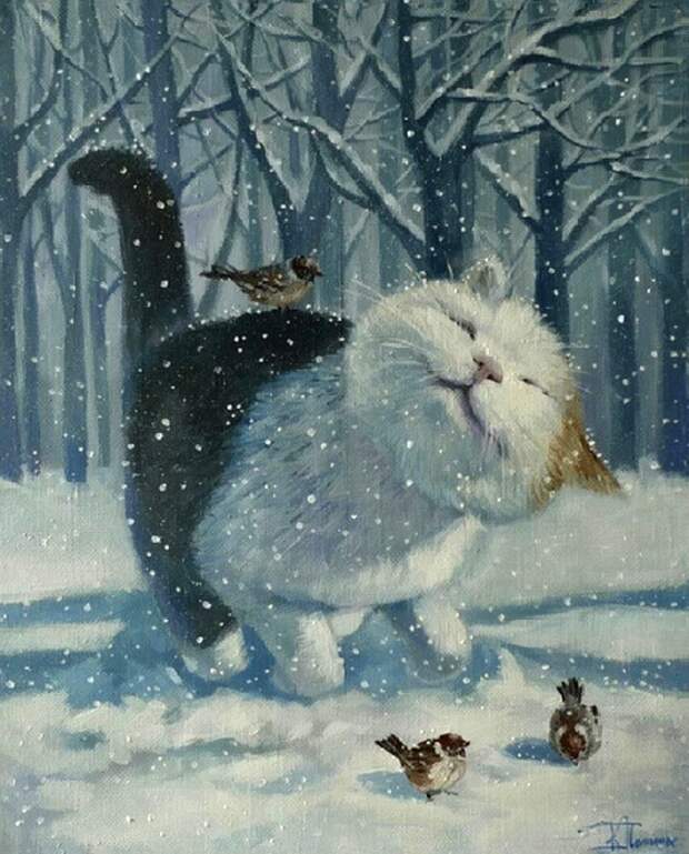 Снег. Автор: Кира Панина.