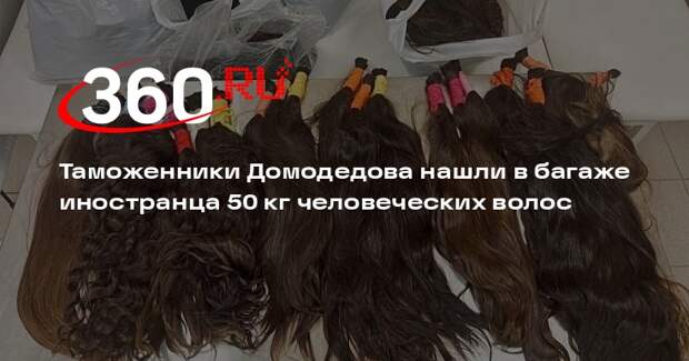 Иностранца оштрафовали в Домодедове за ввоз в Россию 50 кг человеческих волос