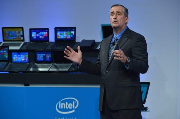 Брайан Кржанич (Brian Krzanich) на встрече с инвесторами