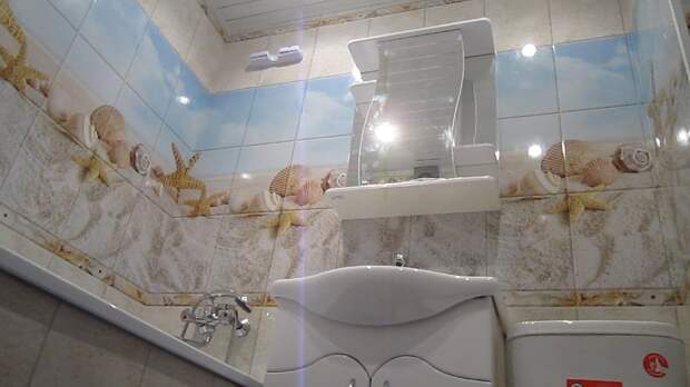 Картинки по запросу Отделка стен в ванной за 1 день пластиковыми панелями. Недорогой ремонт в ванной своими руками!