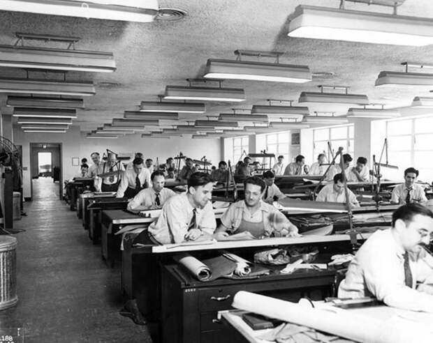 Как придумывались и строились здания до появления компьютеров: 10 исторических фото