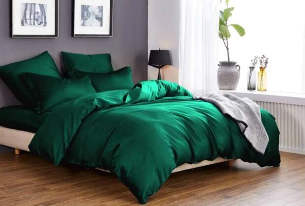 На хлопке сильно оседает пыль, поэтому обратите внимание на сатиновое постельное белье / Фото: images.ua.prom.st