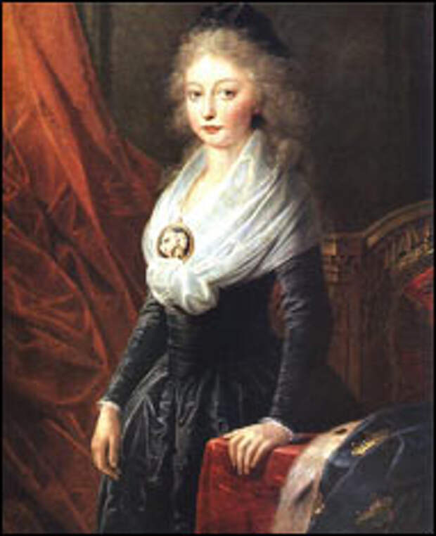 Мария Тереза Французская в 1796 году.