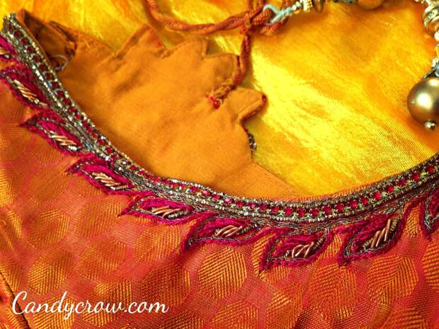 jothika wedding saree