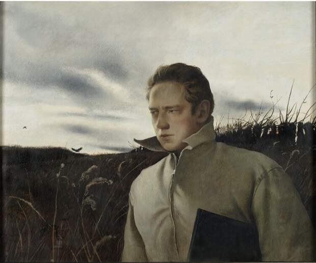 Эндрю Уайет. Автопортрет. (1945 год). Эндрю Уайет. Автопортрет. (1945 год).