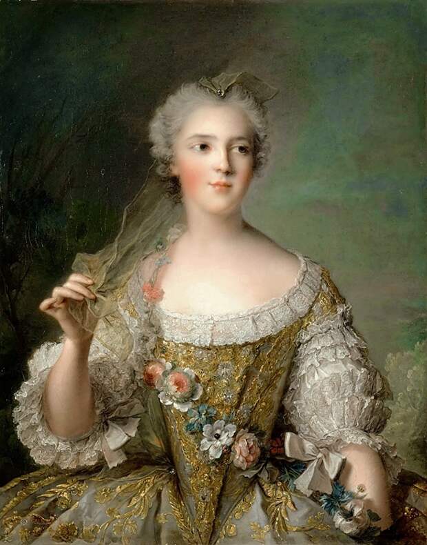 Marie-Genevieve Boudrey в образе музы.