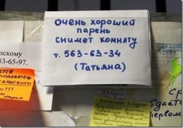 Шедевральные надписи и объявления