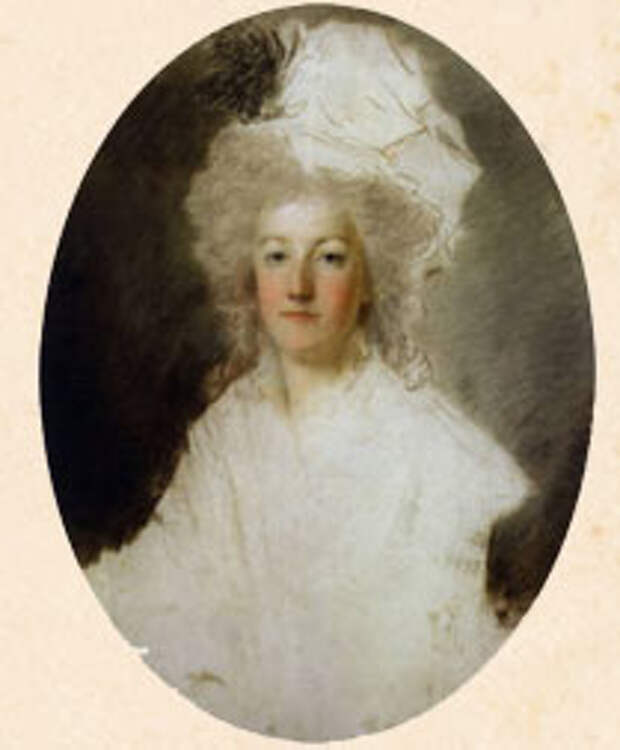 1791 г. Незаконченный портрет Марии Антуанетты.