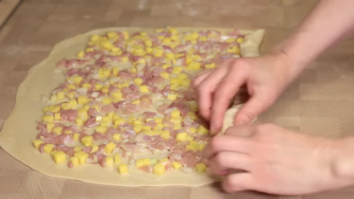 Рецепт ханума с мясным фаршем и картошкой рецепт, видео рецепт, кулинария, еда, IrinaCooking, ханум, мясной фарш, видео, длиннопост