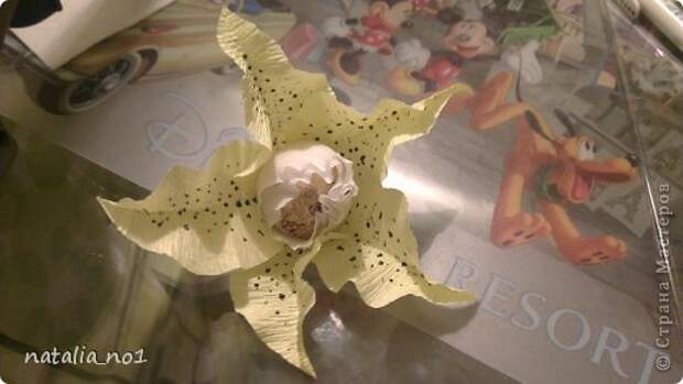 Мастер-класс Свит-дизайн МК по изготовлению лилии Бумага гофрированная фото 13