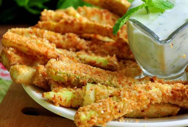 Кабачки с сыром в духовке
