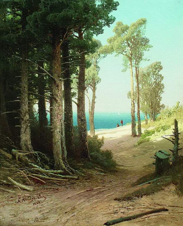 «Солнечный день». (1884 год). Частное собрание.