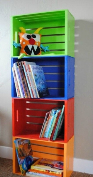 Где хранить детские книги