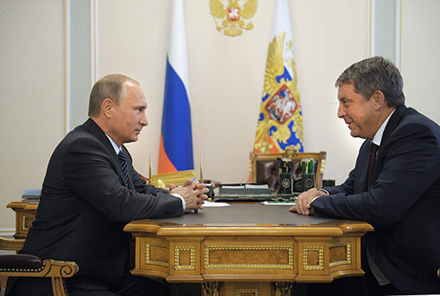 Владимир Путин встречается с Александром Богомазом, 9 сентября 2014 года. Фото: Алексей Дружинин / РИА Новости