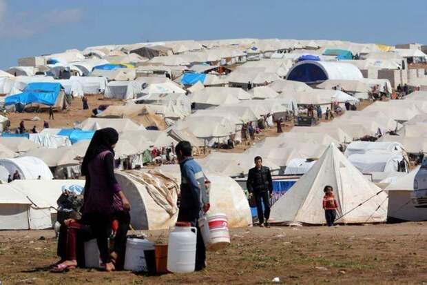 Лагерь беженцев из Сирии, фото: www.asianews.it