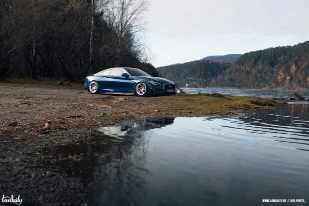 Infiniti Q60S на пневмоподвеске Monster Service