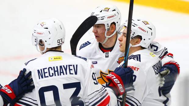 Дубль Исхакова помог «Металлургу» в овертайме победить «Барыс» в матче КХЛ