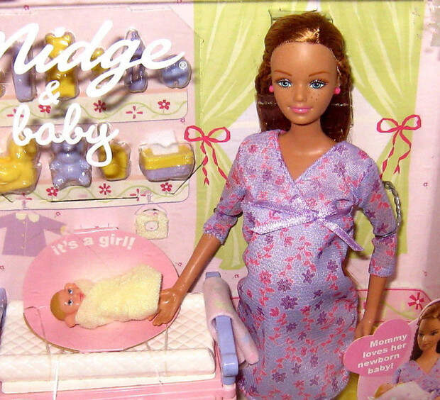 беременная кукла Барби