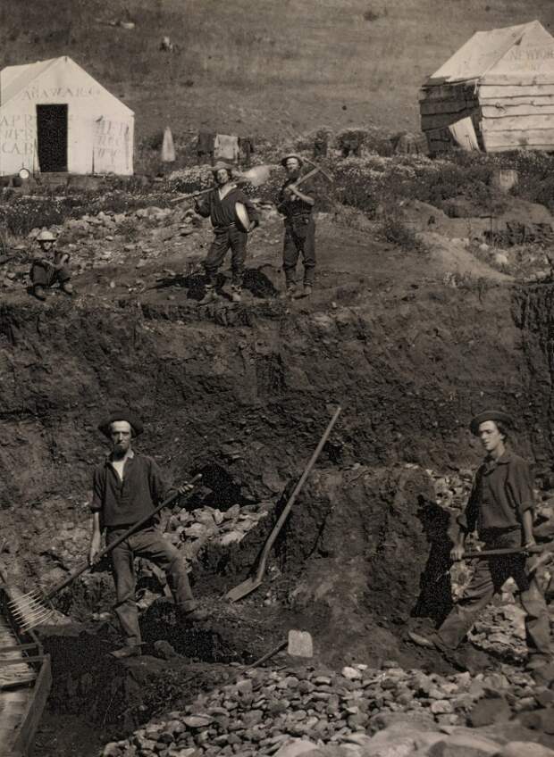 Портреты золотоискателей, прибывших в Калифорнию в 1850-х годах