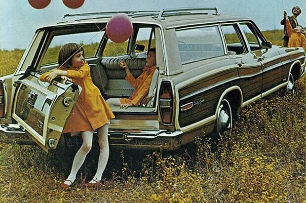 11. 60-е годы, автомобили, легковой автомобиль, старые машины, старые фото, сша, универсал, фургон