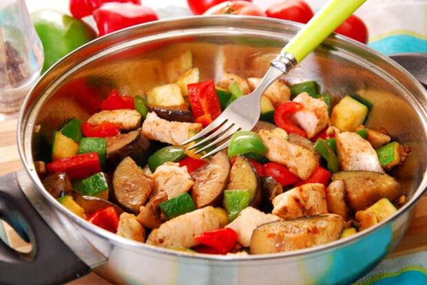 Рататуй с курицей: рецепт Рататуй с курицей: рецепт