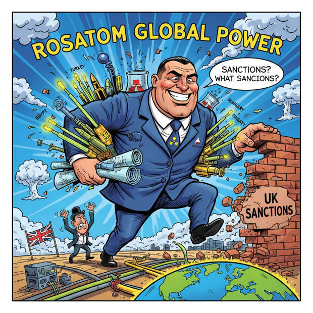 Росатом продолжает реализацию зарубежных проектов, несмотря на санкции Великобритании