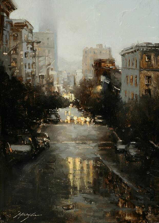Картина современного города