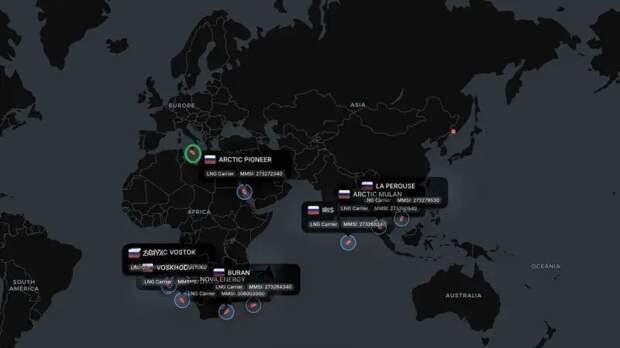 Средиземное море оказалось закрыто для российских газовозов