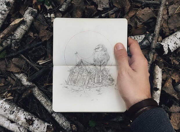 Стильные скетчи Ивана Беликова