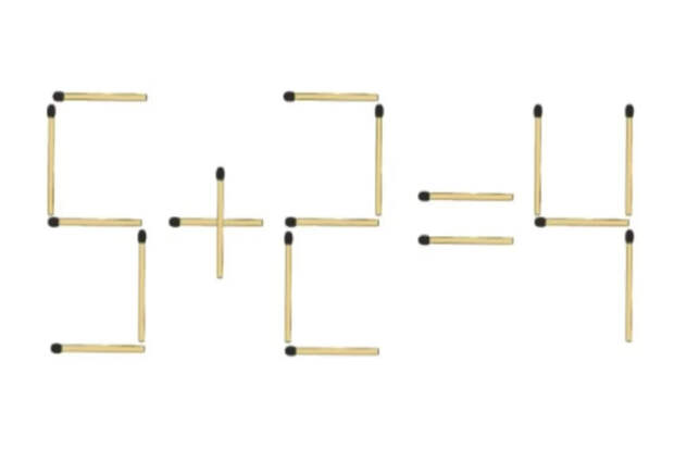 Сломайте «плюс», чтобы спасти равенство: головоломка на логику