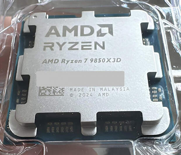 Геймер получил новейший Ryzen 7 9850X3D за неделю до старта продаж