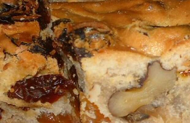 Коврижка с изюмом и орехами вкусный рецепт с фото пошагово и видео