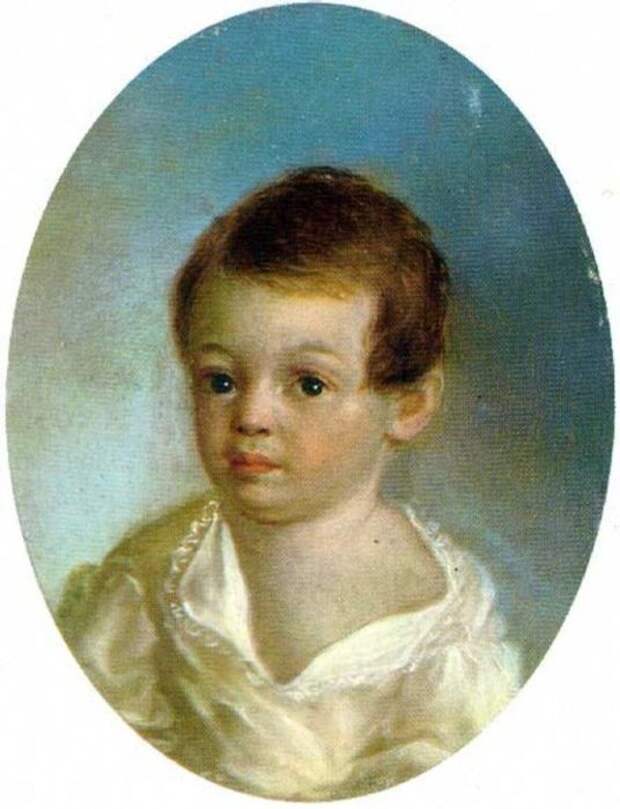 Маленький Александр Пушкин. / Фото: www.pinimg.com
