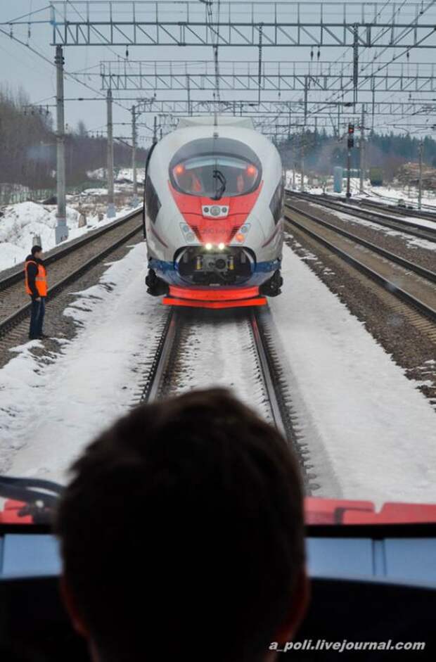 Между Москвой и Санкт-Петербургом будет курсировать сдвоенный состав Сапсана (21 фото)