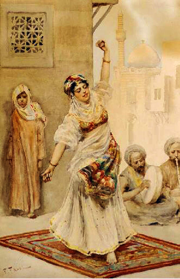 020 Восточная танцовщица (An Oriental Dancer, Cairo) (331x512, 161Kb)