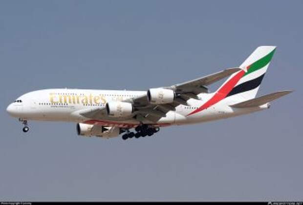 Airbus A380-842 авиакомпании Emirates