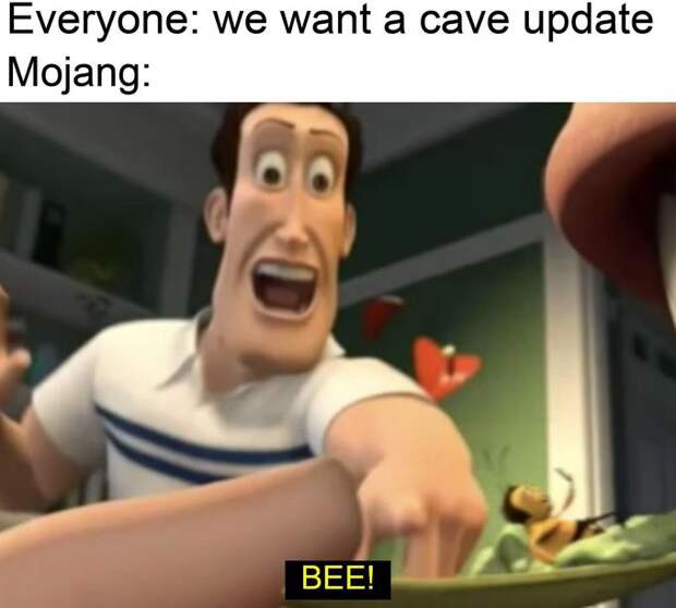 Пчелы в Майнкрафте