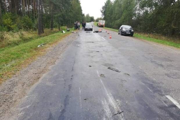 Авария дня. В Беларуси мотоциклист погиб, совершая обгон авария, авария дня, авто, авто авария, видео, дтп, мотоциклист, смертельное дтп