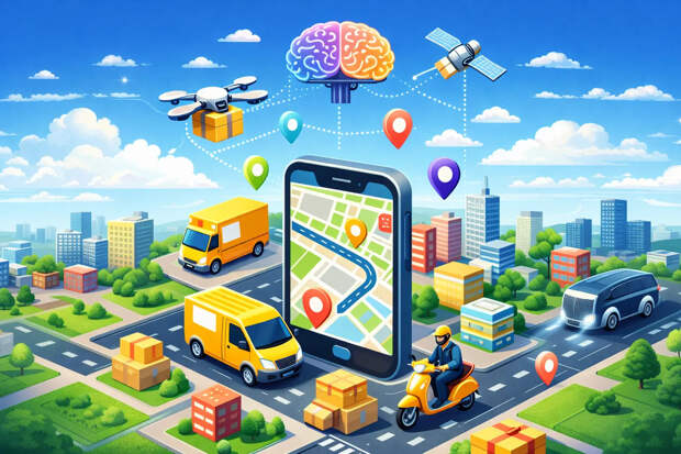 Как ИИ перестроил курьерскую доставку: алгоритмы, маршруты и приложения
