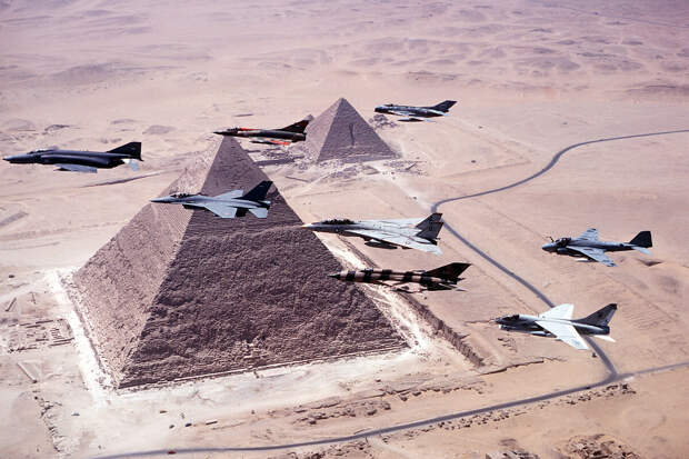 Начиная с 1973 года Египет стал важнейшим союзником американцев в Северной Африке. Впрочем, на качество местных ВВС это не повлияло. Они стали только хуже. Фото Твиттер ВВС Египта.
