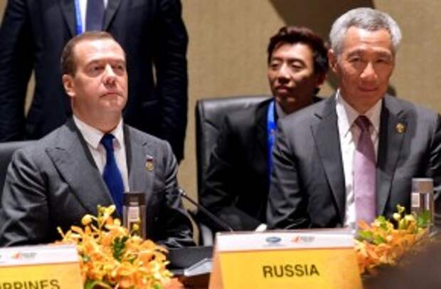 Russias PM Medvedev at 2018 APEC Summit in Papua New Guinea
