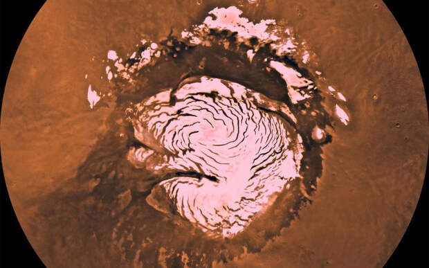 Северный полюс на Марсе
