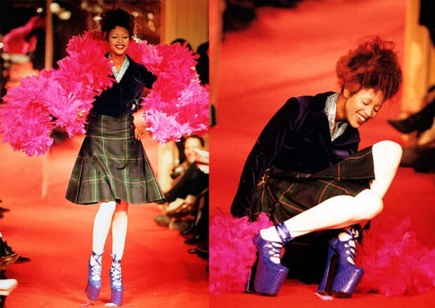 Даже ее падение на подиуме стало событием в мире моды | Фото: peopletalk.ru