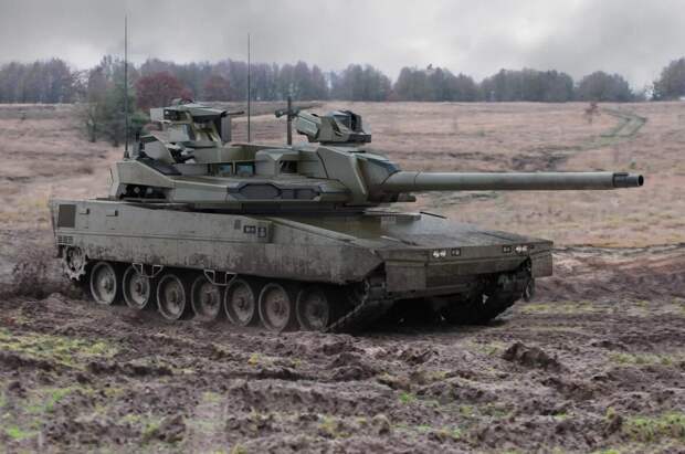 Танк так и назвали: "Euro Main Battle Tank (EMBT)", или Европейский основной боевой танк. Но это лишь концепт, который призван показать, куда нужно развиваться в танкостроении. Ни выпускать, ни принимать его на вооружение - никто не собирается.