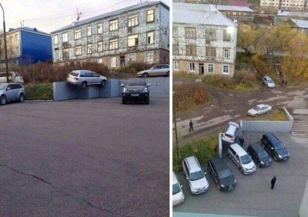 Забавные автоприколы