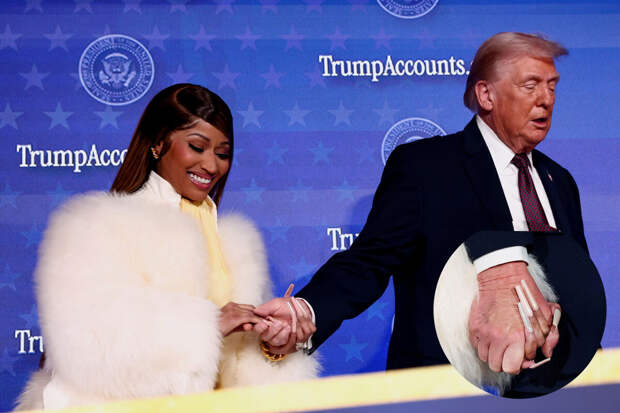 Трамп захотел сделать маникюр в стиле рэперши Ники Минаж