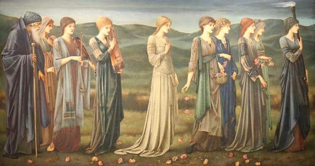 Burne-Jones-Le_cortège_nuptial_de_Psyché Свадьба Психеи.jpg