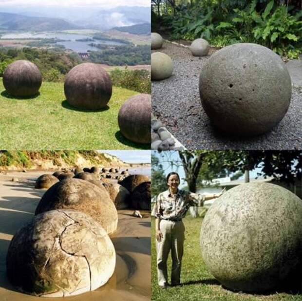Каменные шары на Коста-Рике.