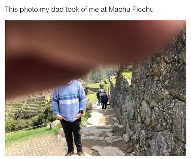 "Папа снял меня на Мачу-Пикчу"